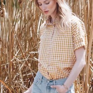 Tradlands Box top golden gingham